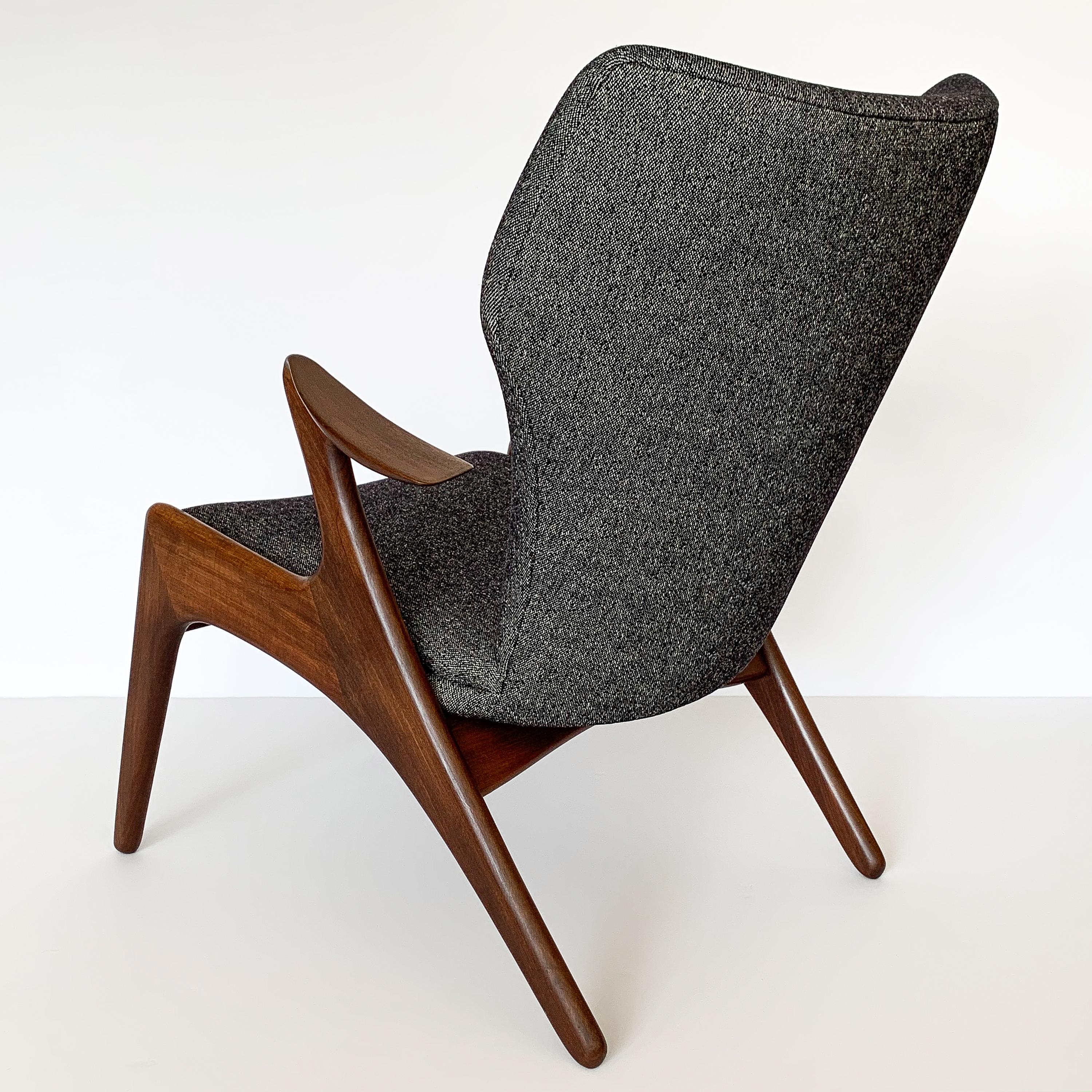 Pair of Kurt Ostervig Sculptural Lounge Chairs 2