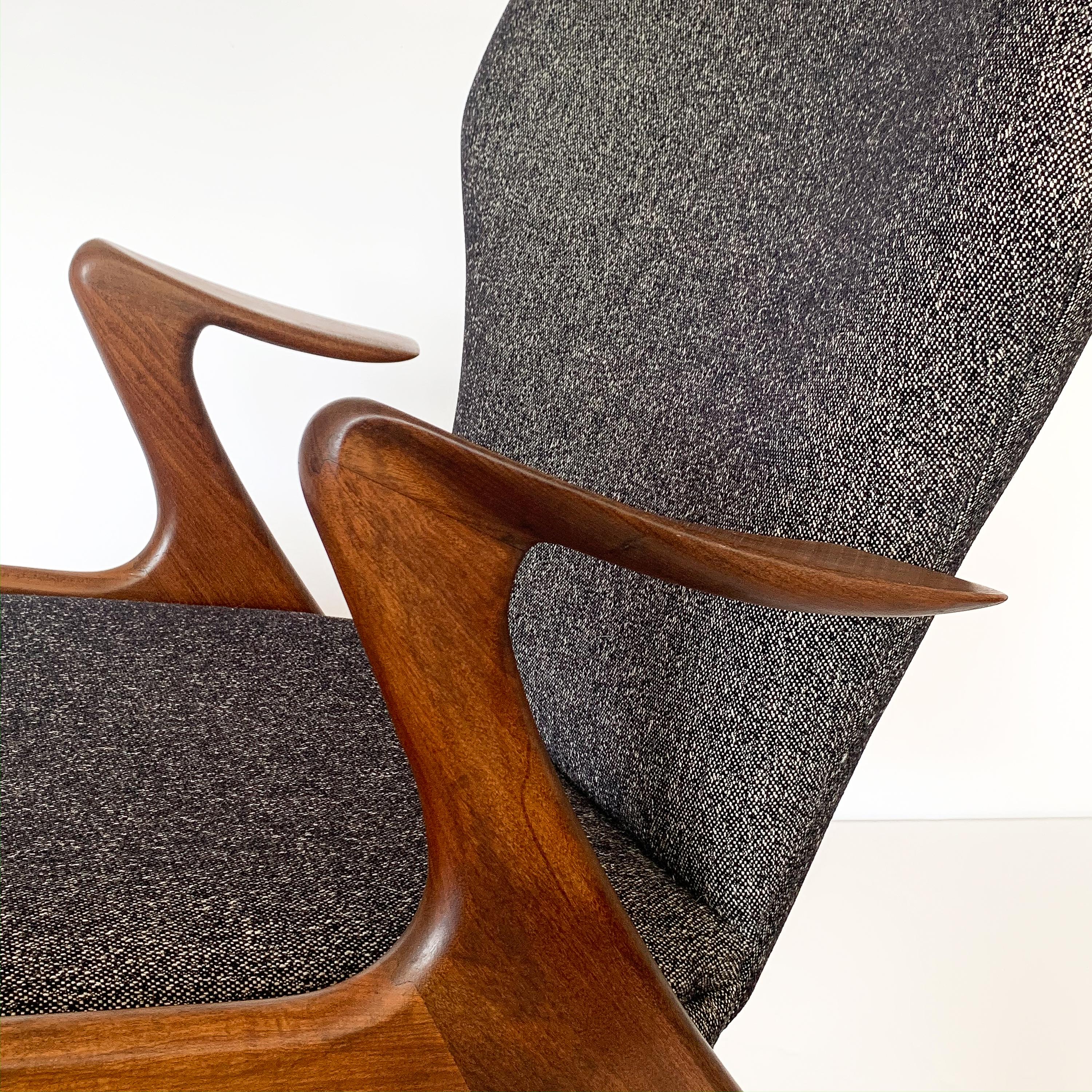 Pair of Kurt Ostervig Sculptural Lounge Chairs 6