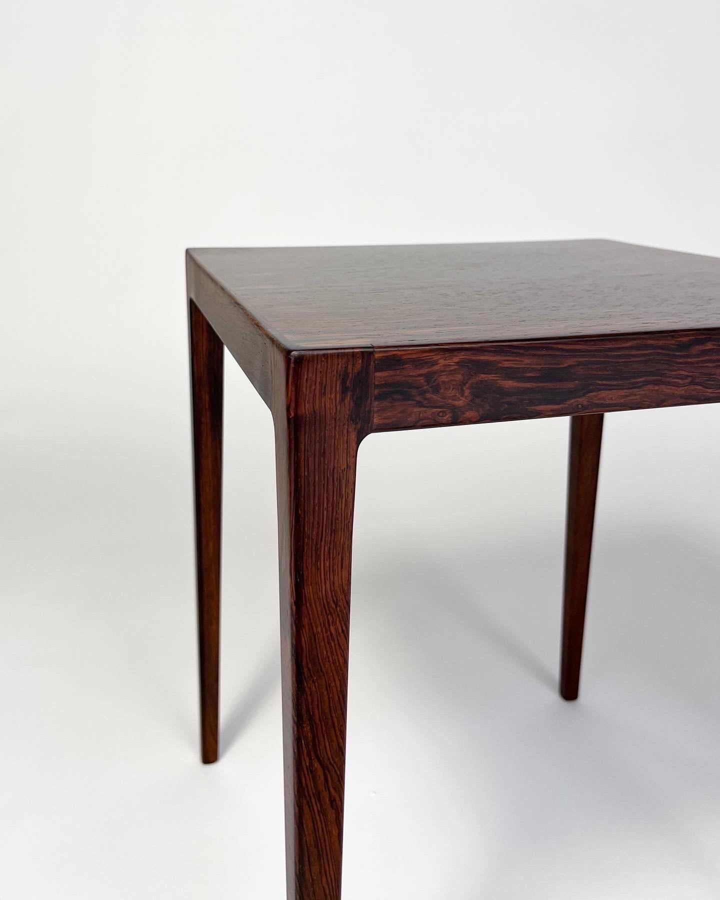 Pair of Kurt Ostervig Side Tables Rosewood Denmark 1960s Nesting Tables  In Good Condition For Sale In Basel, BS