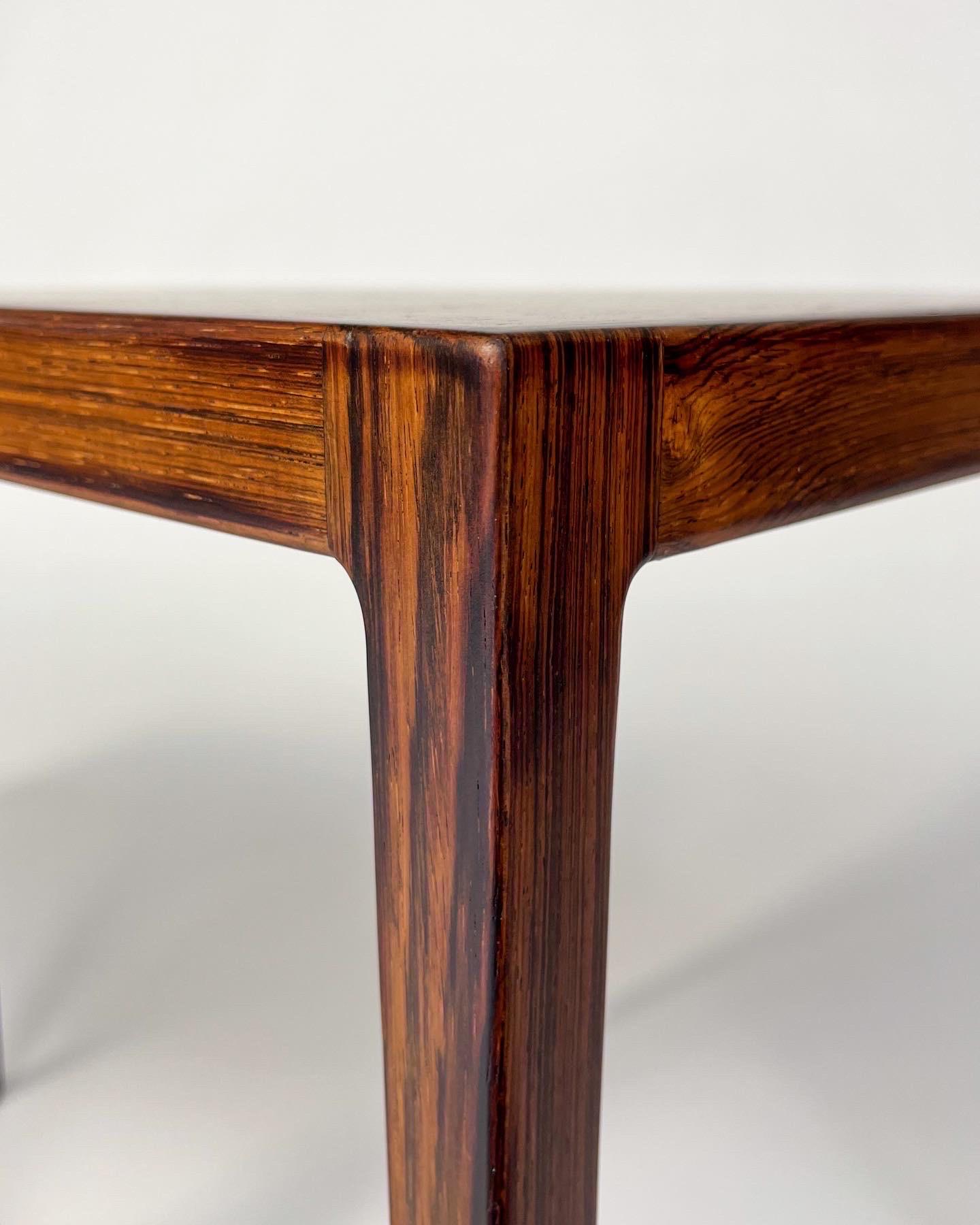 Pair of Kurt Ostervig Side Tables Rosewood Denmark 1960s Nesting Tables  For Sale 2