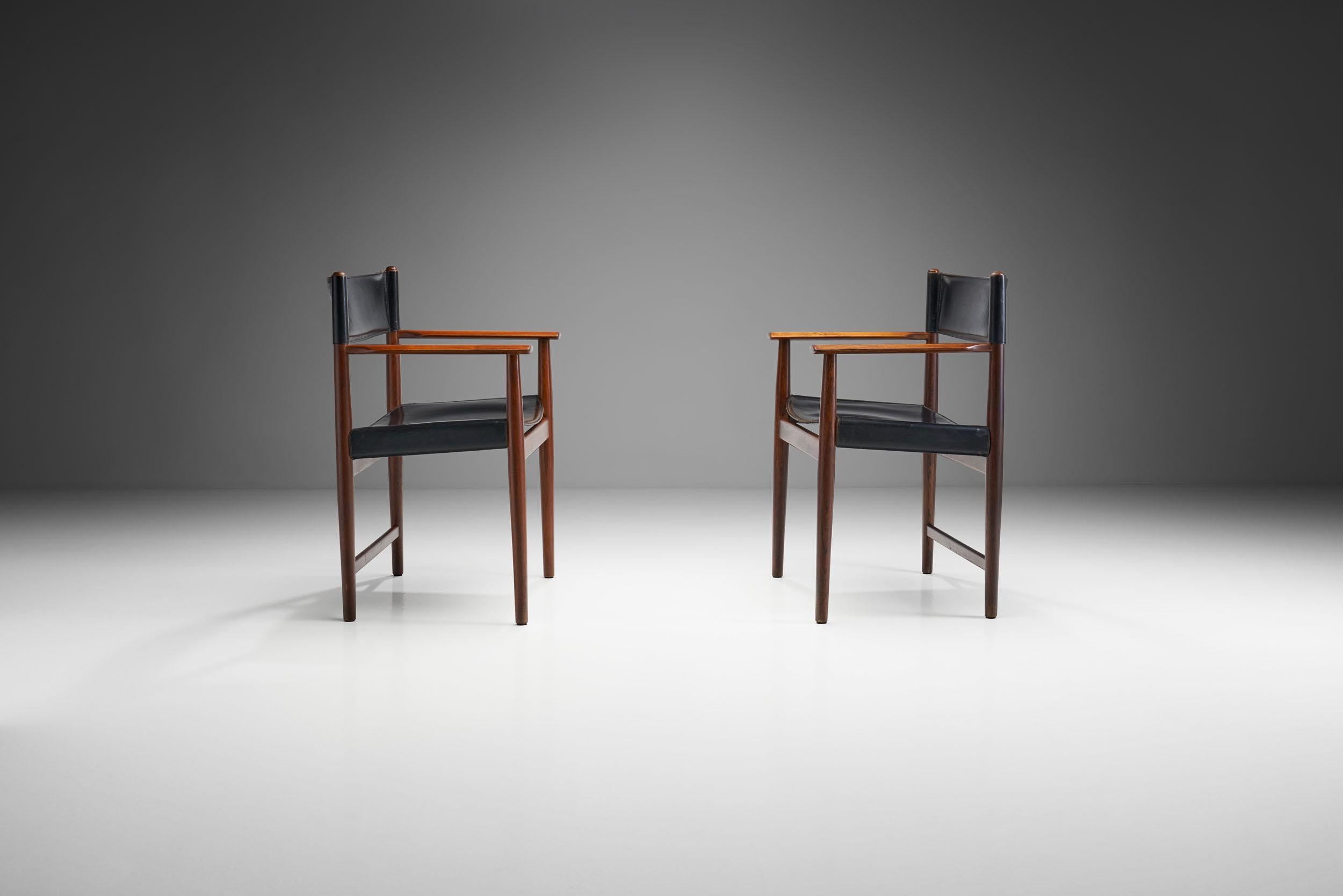Danish Pair of Kurt Østervig Dining Chairs for Sibast, Denmark, 1960s