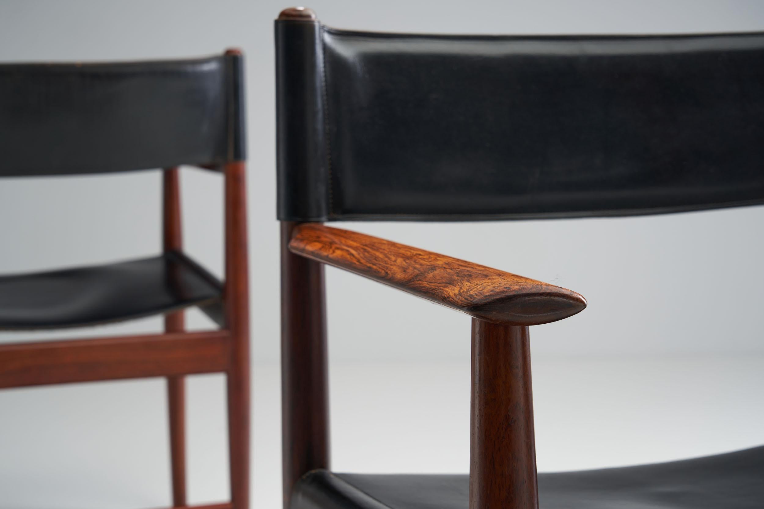 Pair of Kurt Østervig Dining Chairs for Sibast, Denmark, 1960s 1