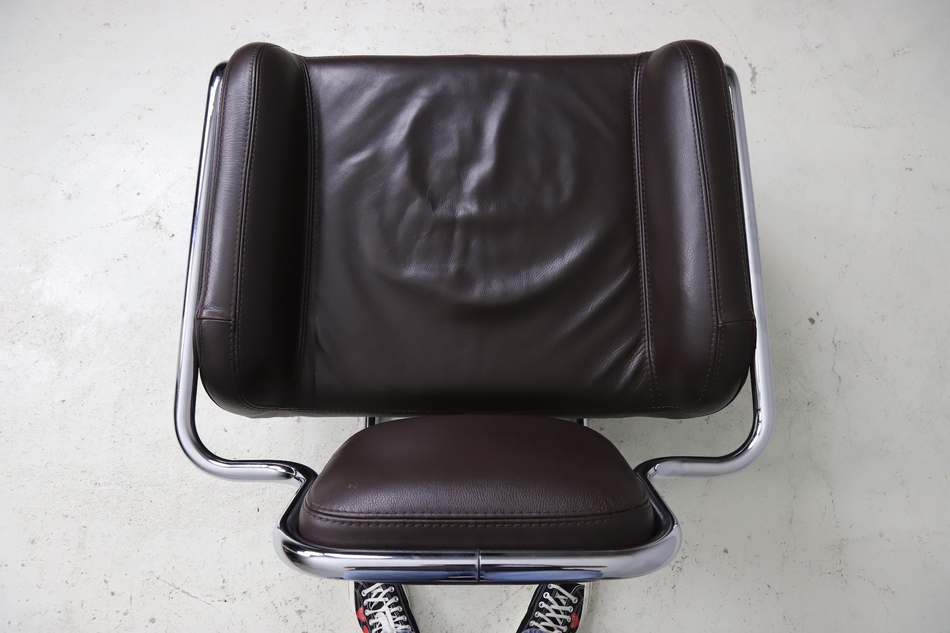Paire de chaises longues 'Lemon Sole' de Kwok Hoï Chan pour Steiner, 1969 2