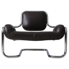 Pair of Kwok Hoï Chan ‘Lemon Sole’ lounge chairs for Steiner, 1969