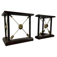 Pair of L-Shaped Fireplace Fenders by Maitland Smith