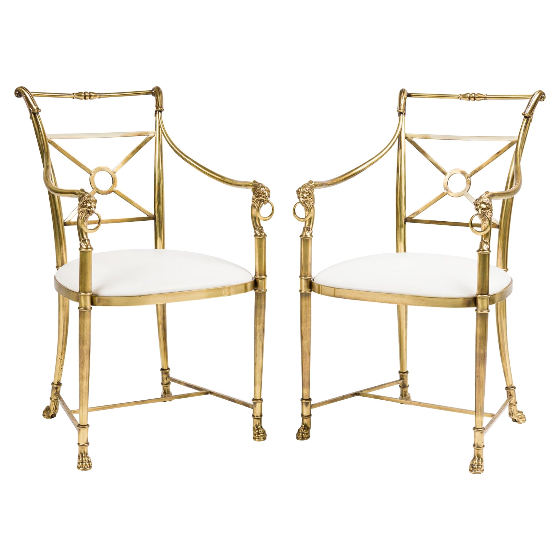 Paar La Barge Hollywood Regency Sessel