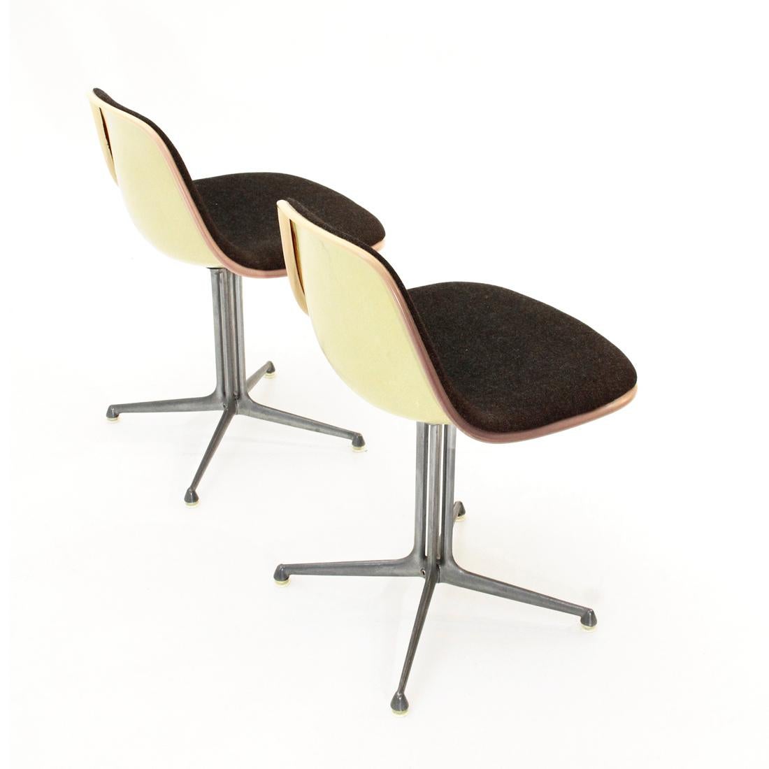 American Pair of 'La Fonda' Chairs by Charles & Ray Eames for Herman Miller, 1960s