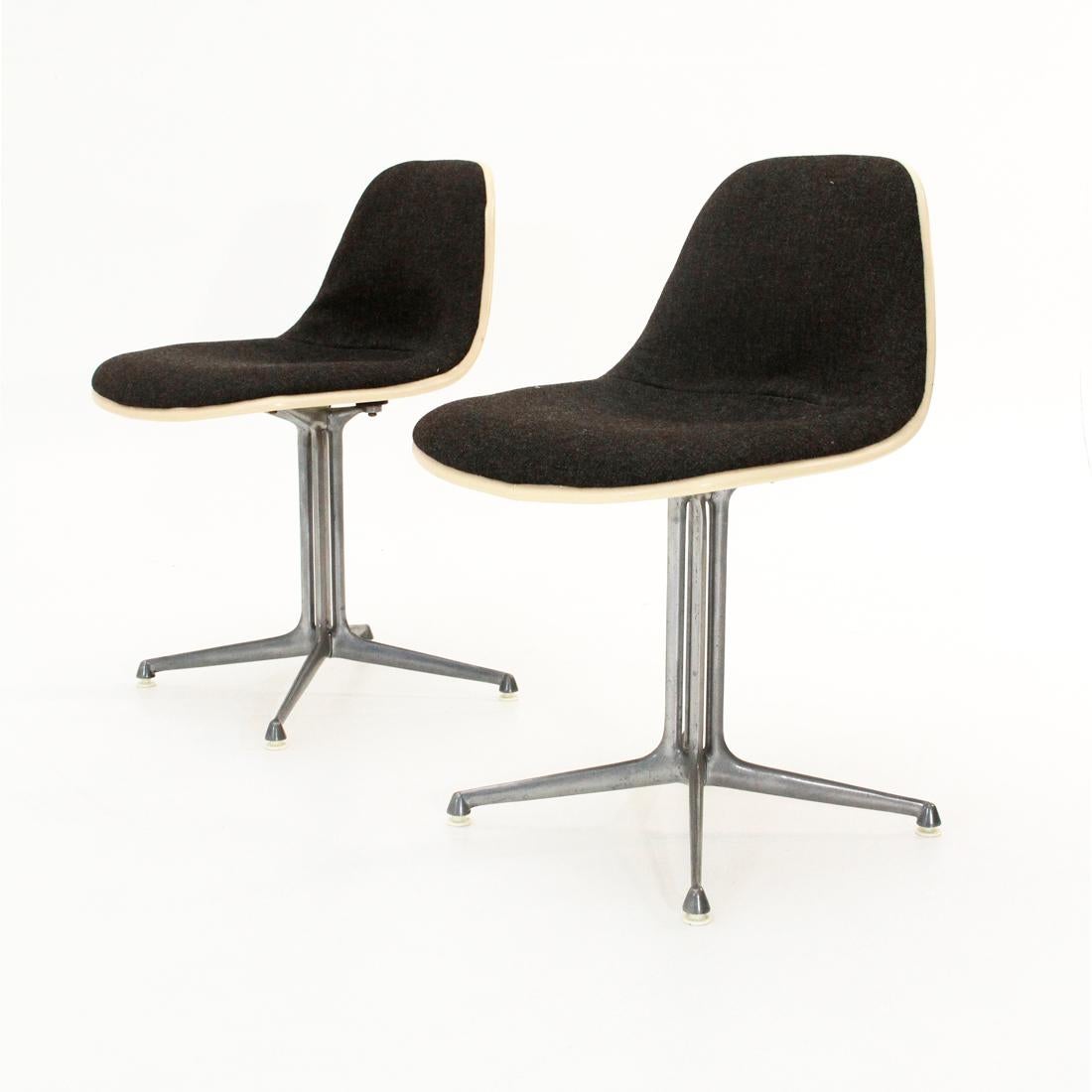 Mid-20th Century Pair of 'La Fonda' Chairs by Charles & Ray Eames for Herman Miller, 1960s