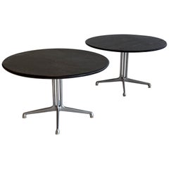 Pair of La Fonda Slate Coffee Tables by Charles and Ray Eames for Herman Miller