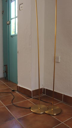 Pair of La Murina Brass Floor Lamps