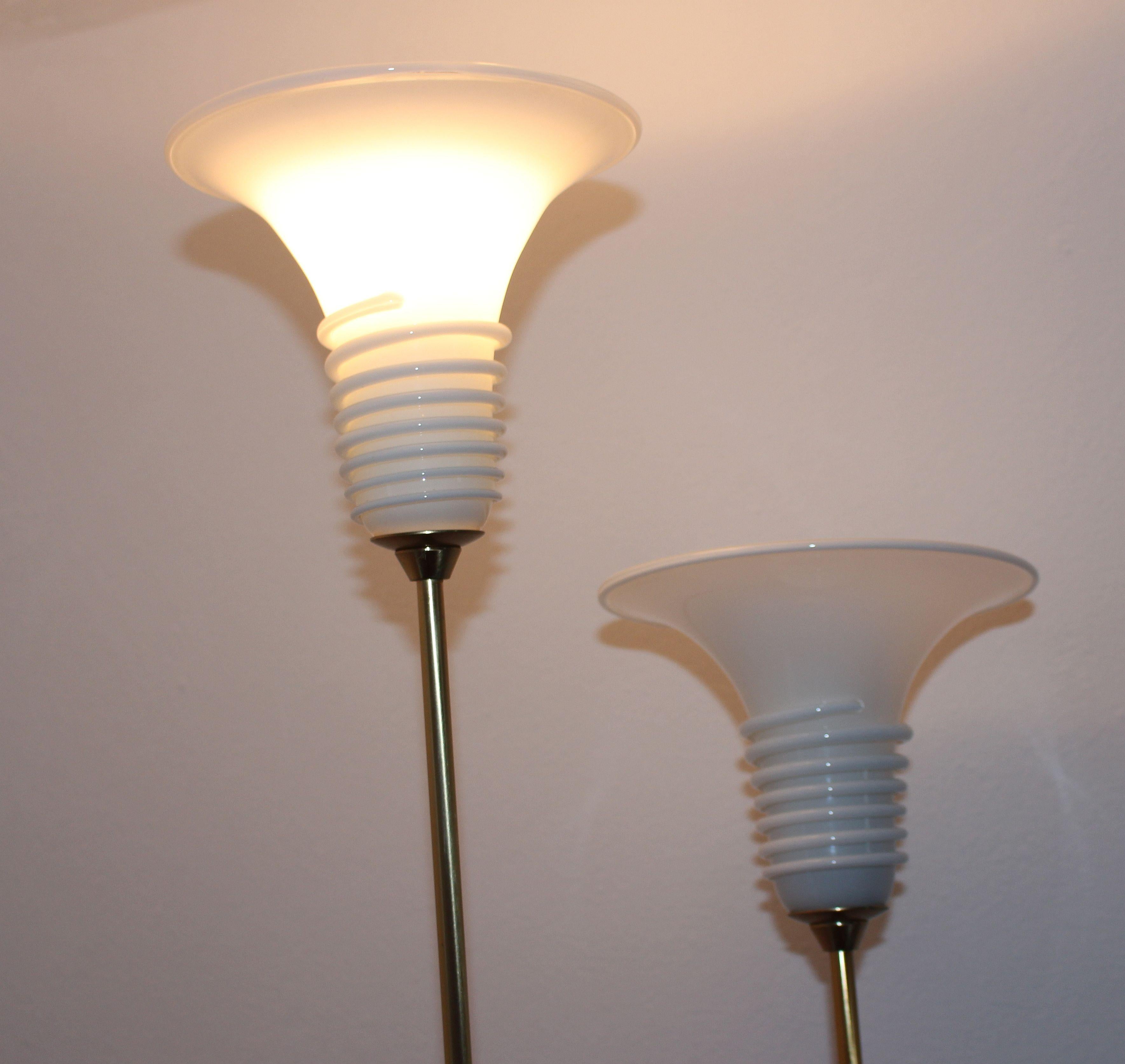 Pair of La Murina Brass Floor Lamps For Sale 2