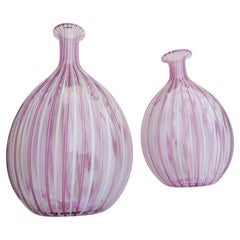 Pair of La Murrina signature pointed cane ampoule bottle