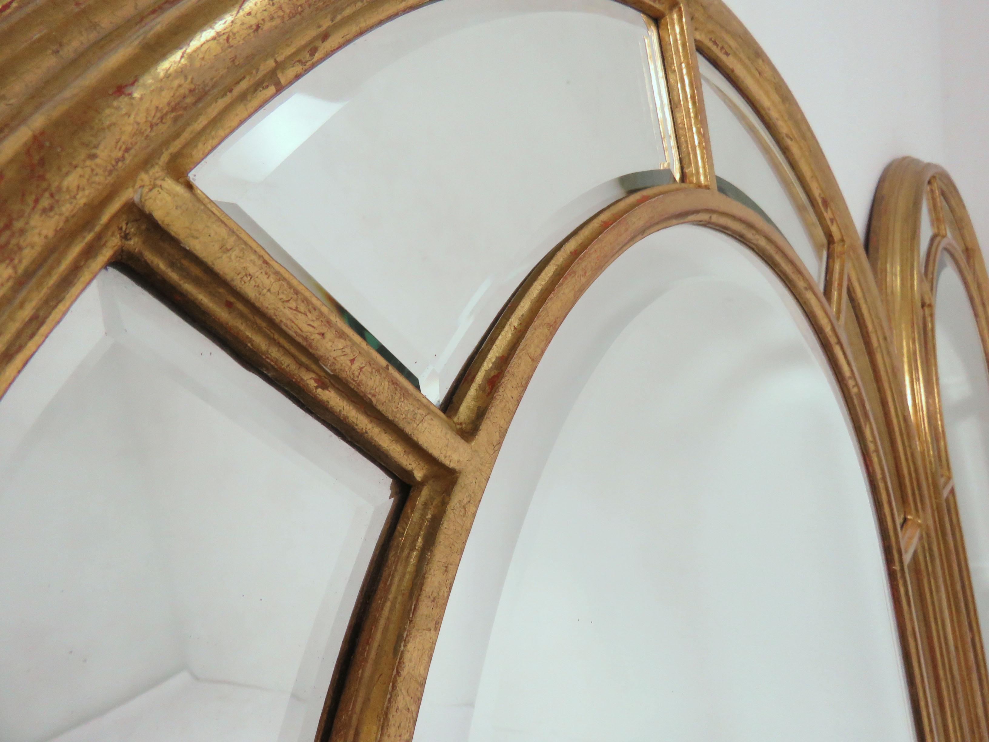 Italian Pair of LaBarge Giltwood Mirrors, Made in Italy, circa 1970s