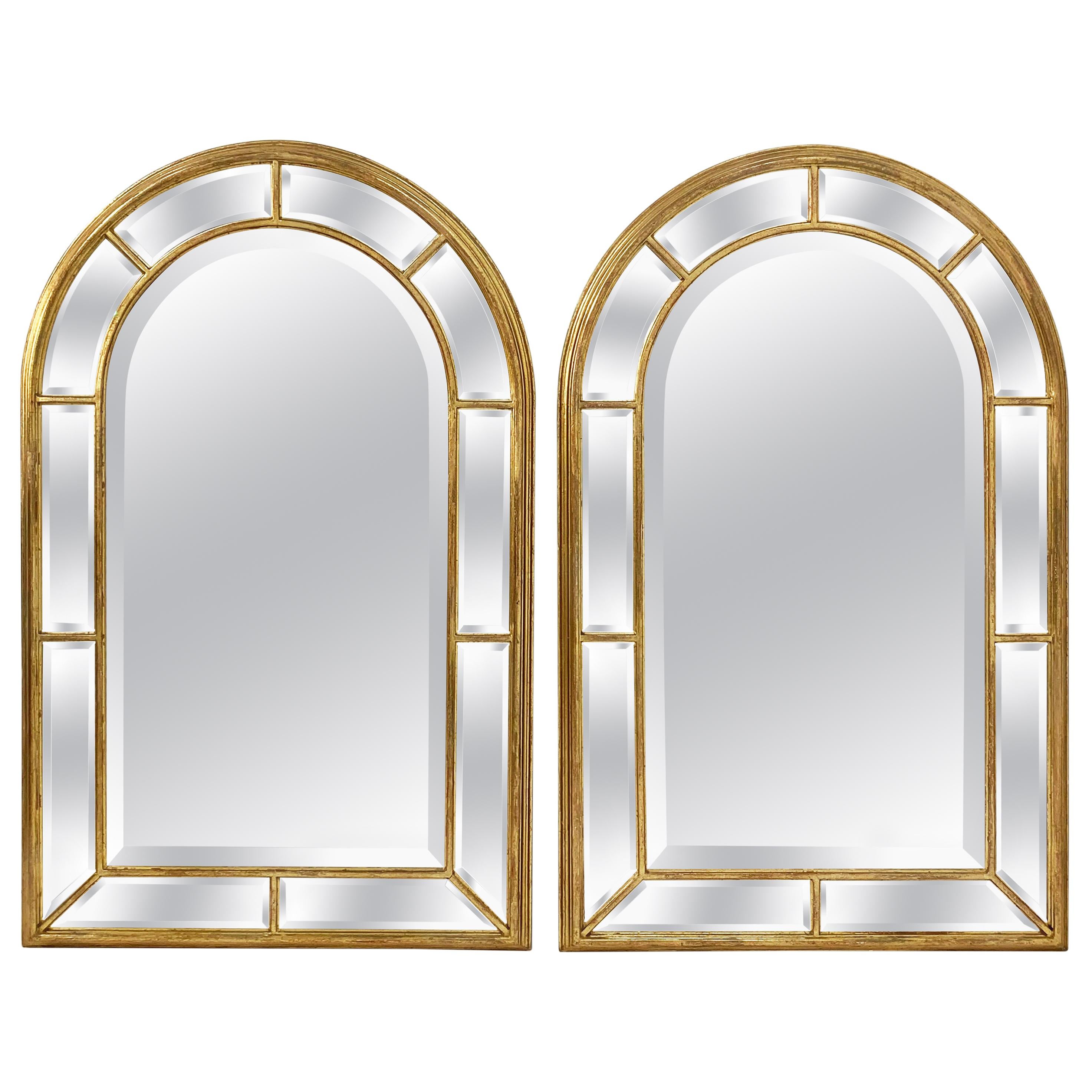 Pair of LaBarge Giltwood Mirrors, Made in Italy, circa 1970s