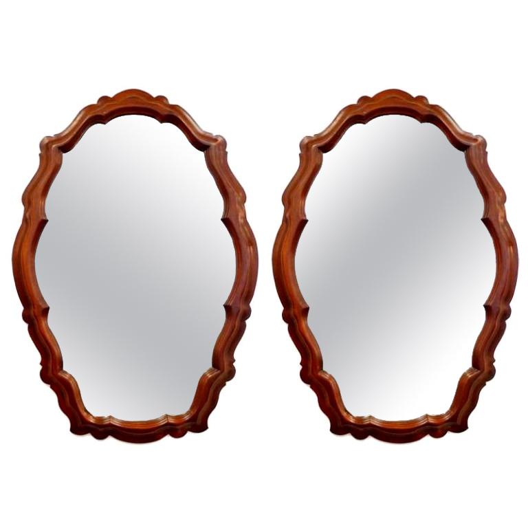 Pair of LaBarge Mirrors For Sale