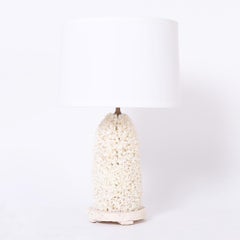 Pair of Lace Coral Table Lamps