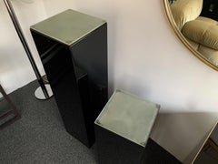 Pareja de lámparas de columna lacadas de Guy Lefevre, Francia, años 70