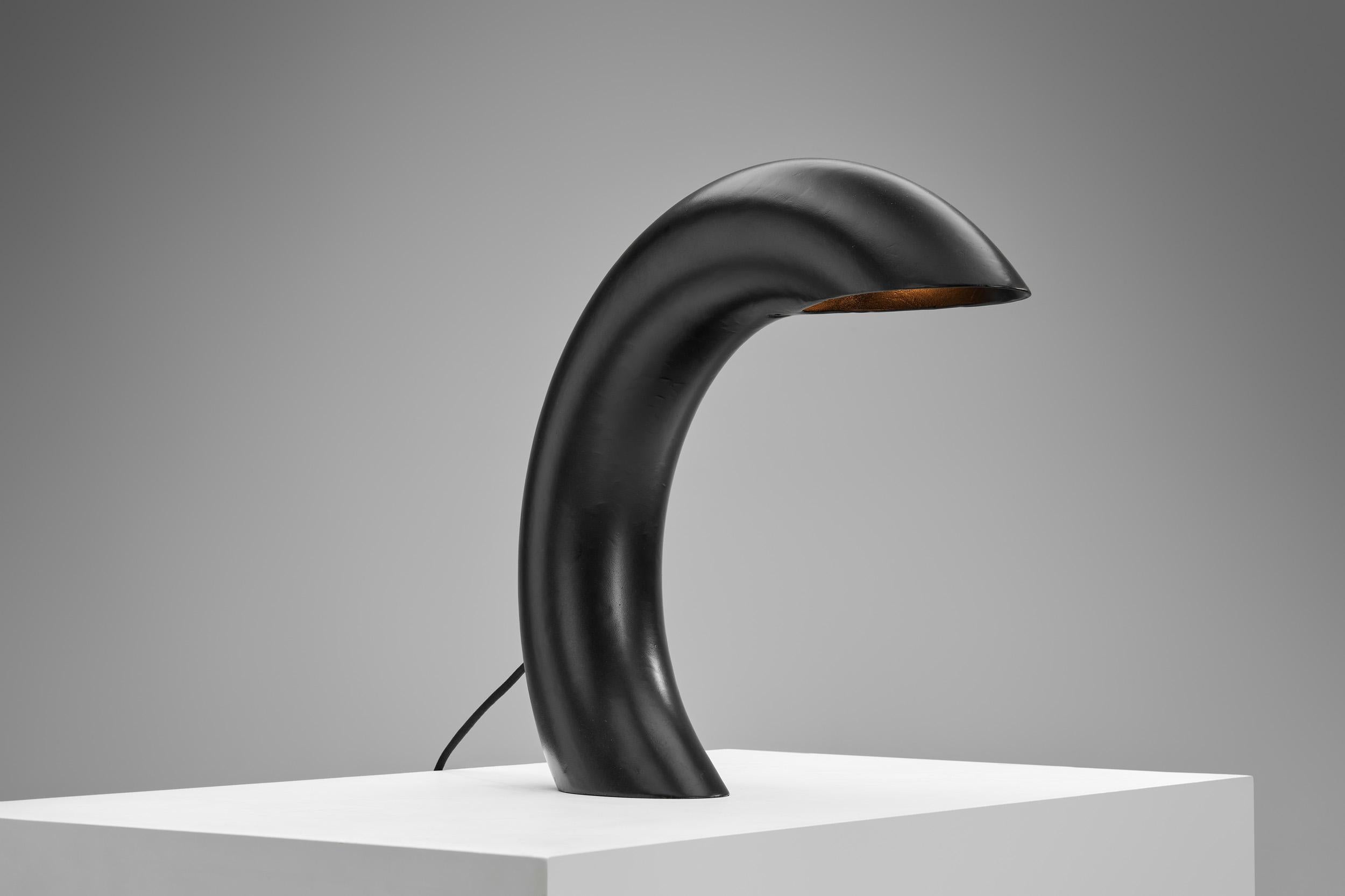 Pair of Lacquered Metal Table Lamps by Alfredo Bianchi, Italy 1970s Bon état - En vente à Utrecht, NL