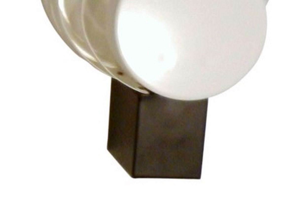 Dutch Pair of Lacquered Metal Wall Lights by RAAK For Sale