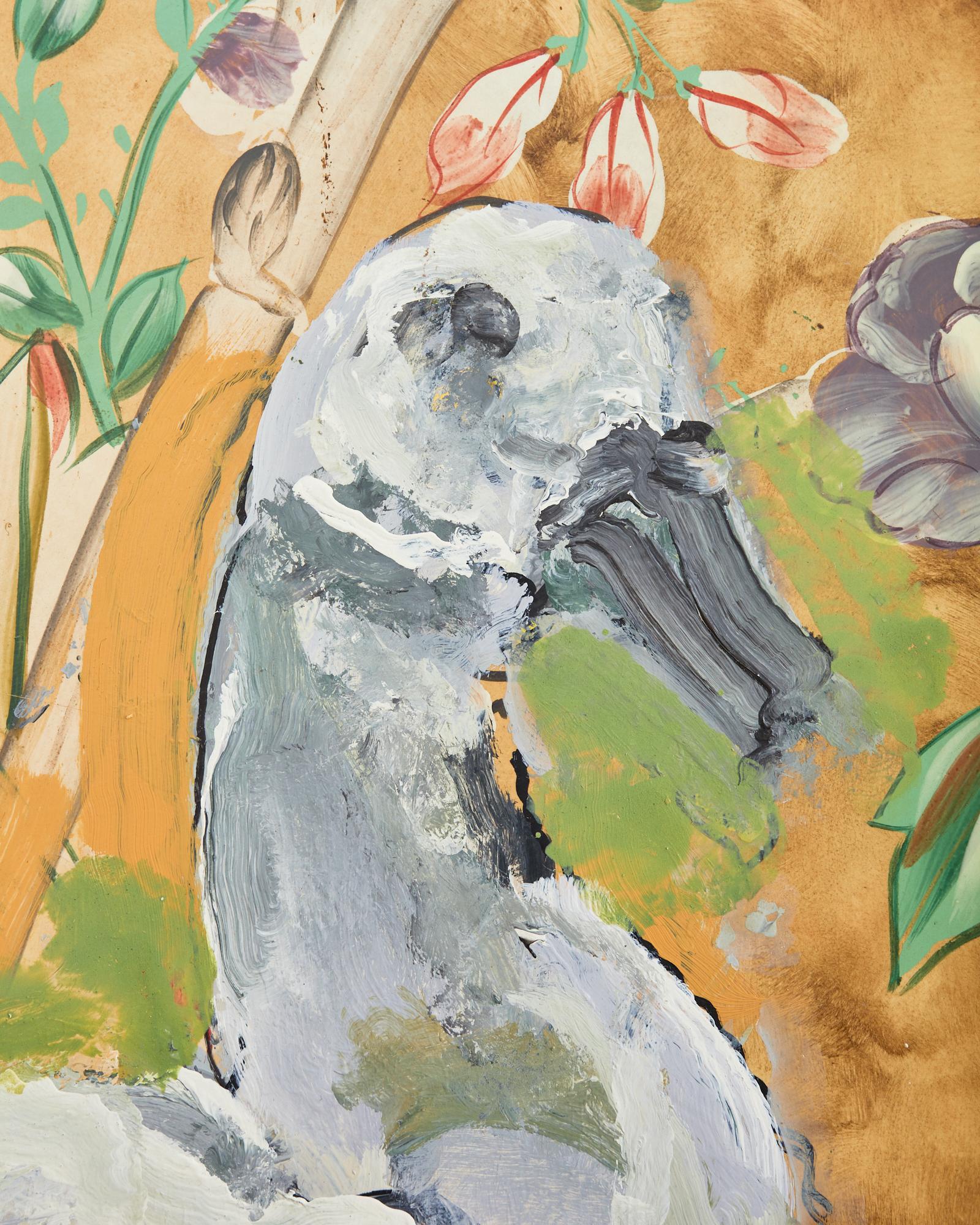 Paire de peintures de canards à panneaux laqués de l'artiste Ira Yeager en vente 8