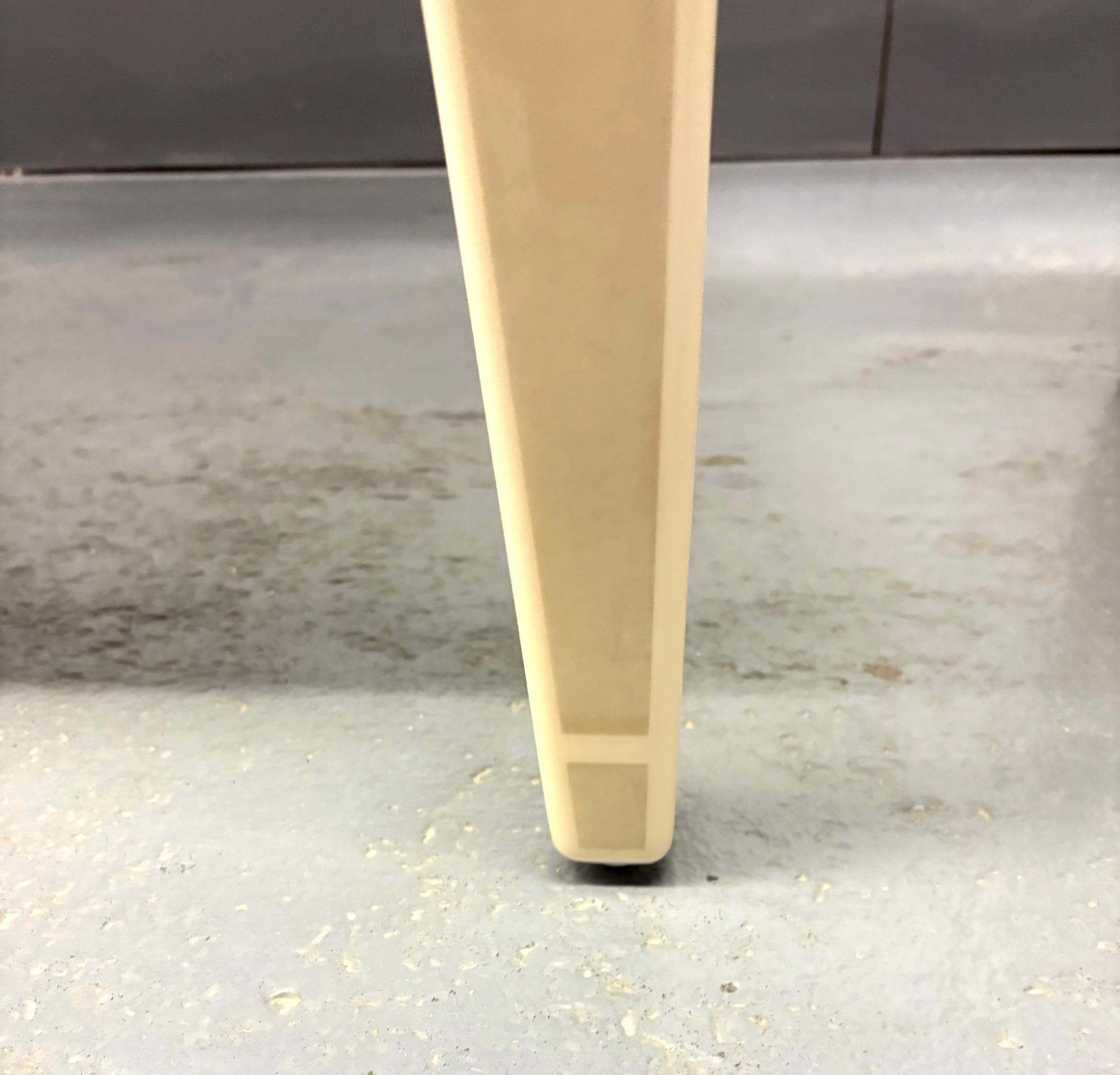 Pair of lacquered Shagreen Side Tables by Karl Springer For Sale 2