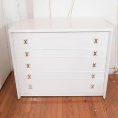 Pair of Lacquered Wood Chests of Drawers