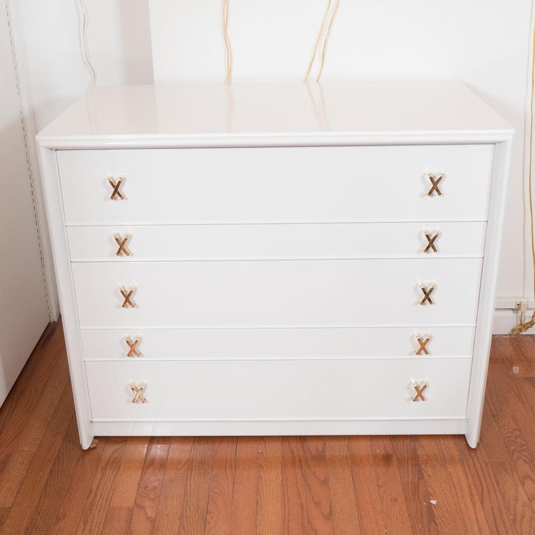 Pair Of Lacquered Wood Chests Of Drawers For Sale At 1stdibs