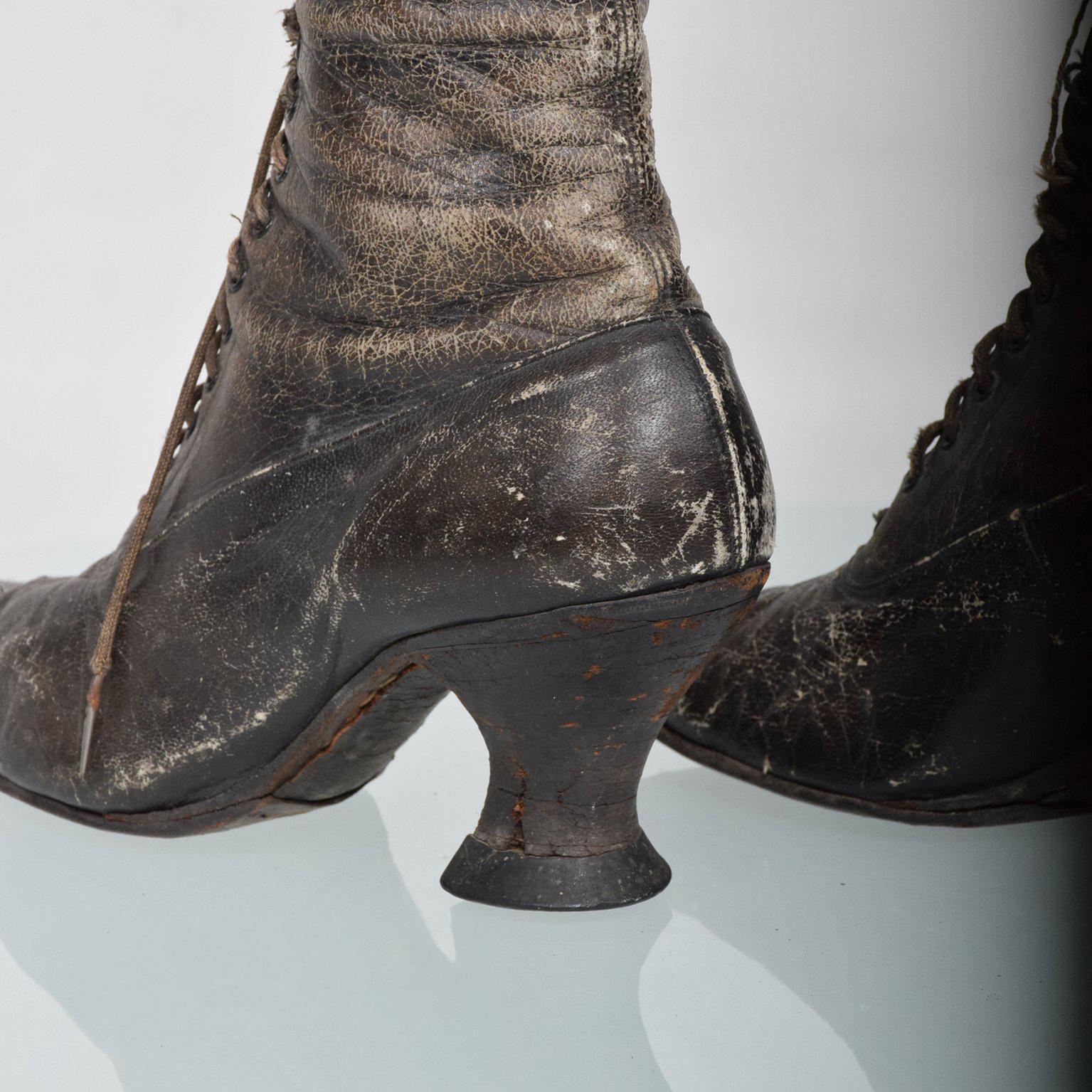 victorian leather boots