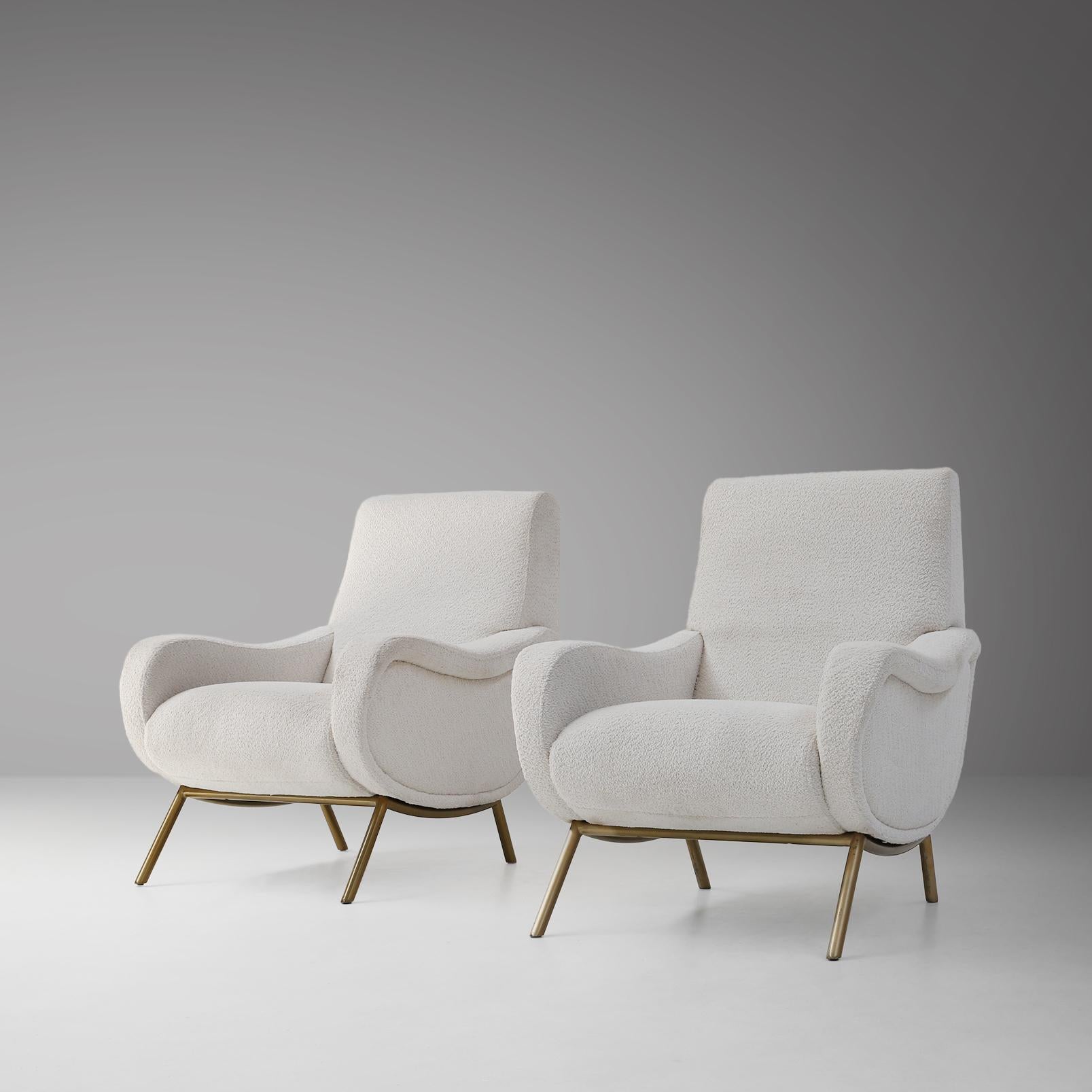 Designed in 1951 by Italian architect and furniture maker Marco Zanuso, these iconic chairs are a symbol of stylish, material and technological innovation. They won a gold medal at the Milan Triennale in the year of their debut.

The Lady chairs