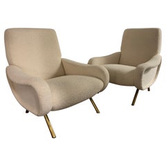 Pair of "Lady" Armchairs by Marco Zanuso for Arflex, Italy, 1950s
