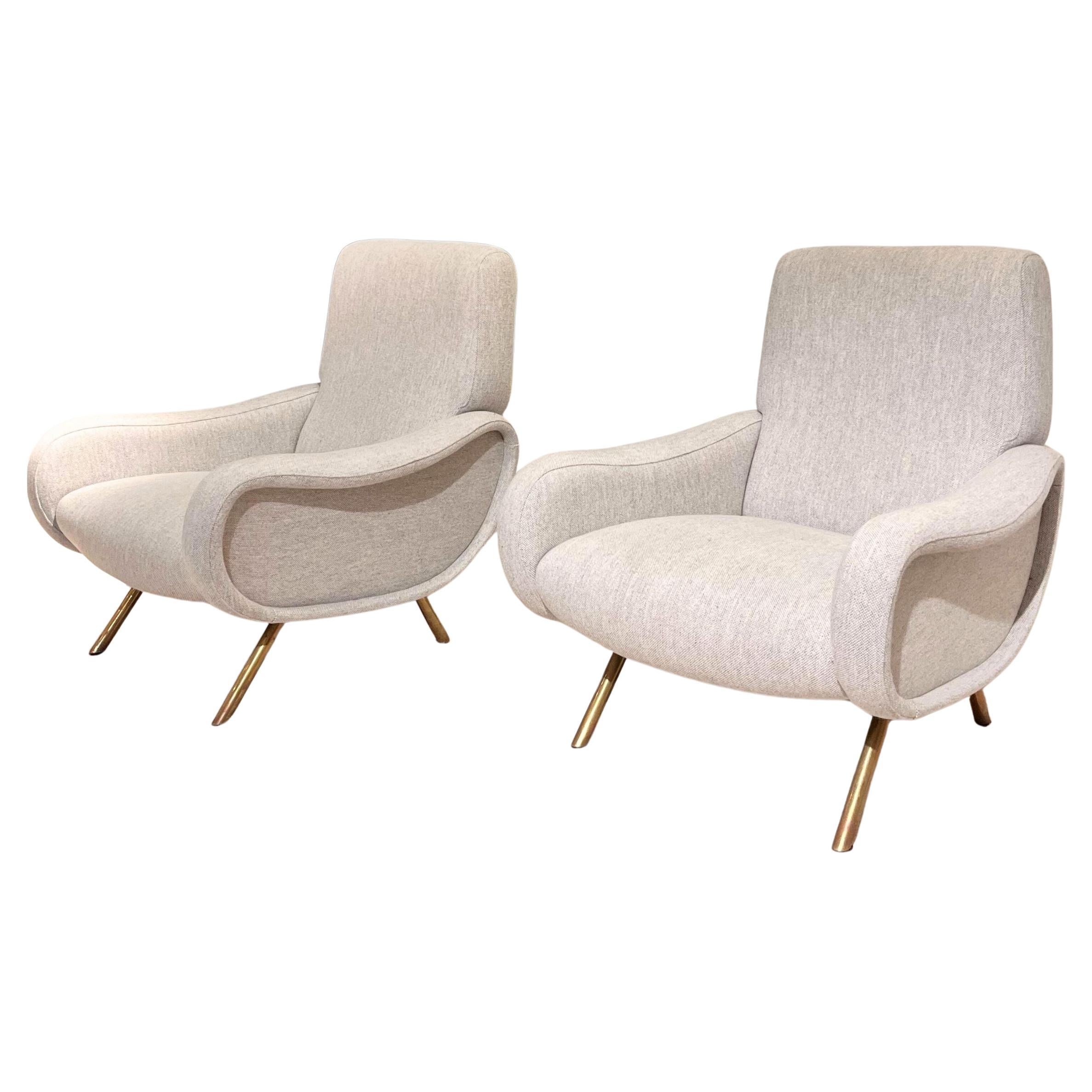 Pareja de sillones "Lady" de Marco Zanuso para Arflex. Italia, 1951