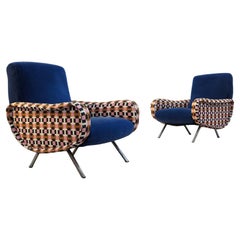 Pair of "Lady" Armchairs by Marco Zanuso x Hermès Italy 1950s