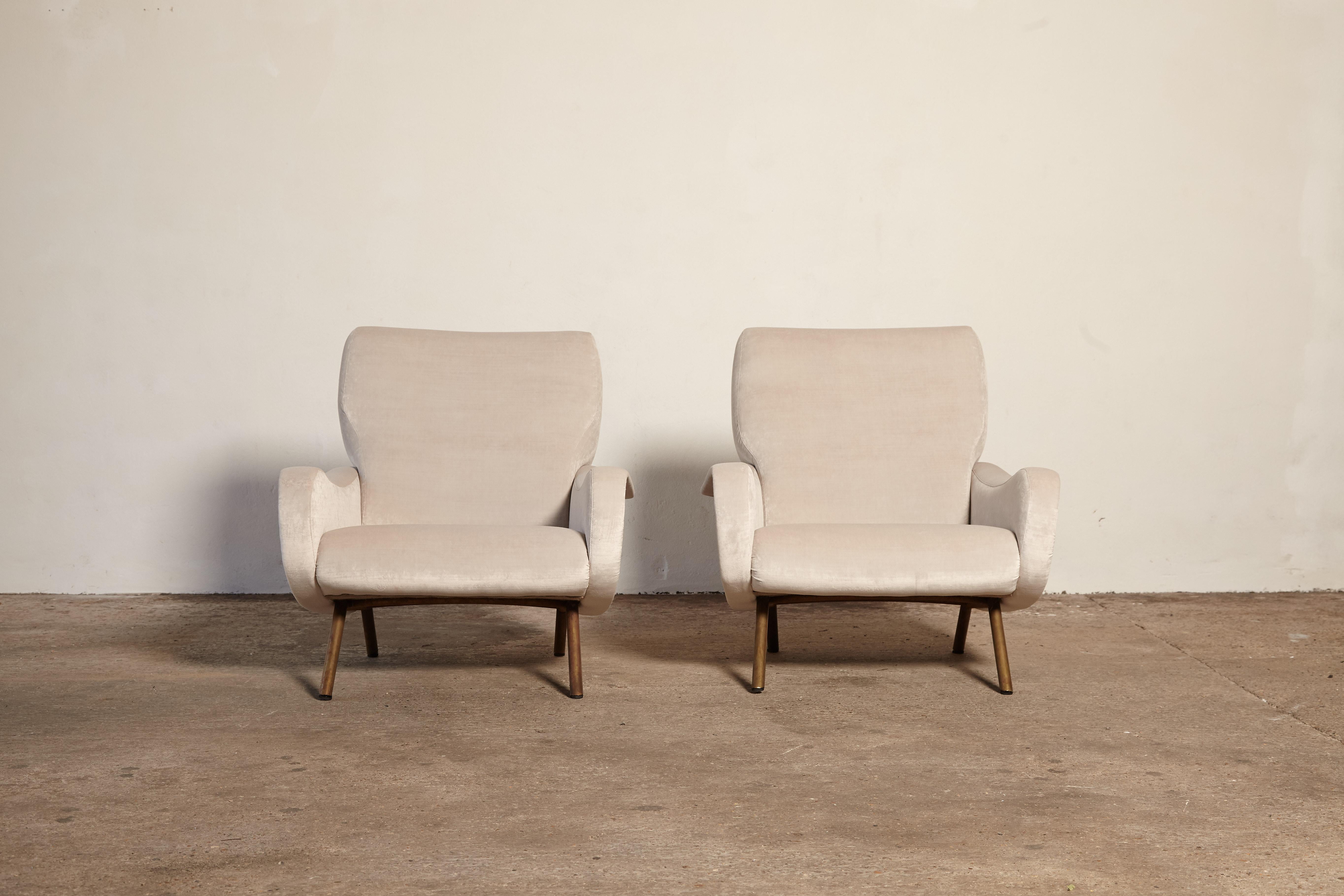 Pair of Lady Chairs Designed by Marco Zanuso, Italy 1