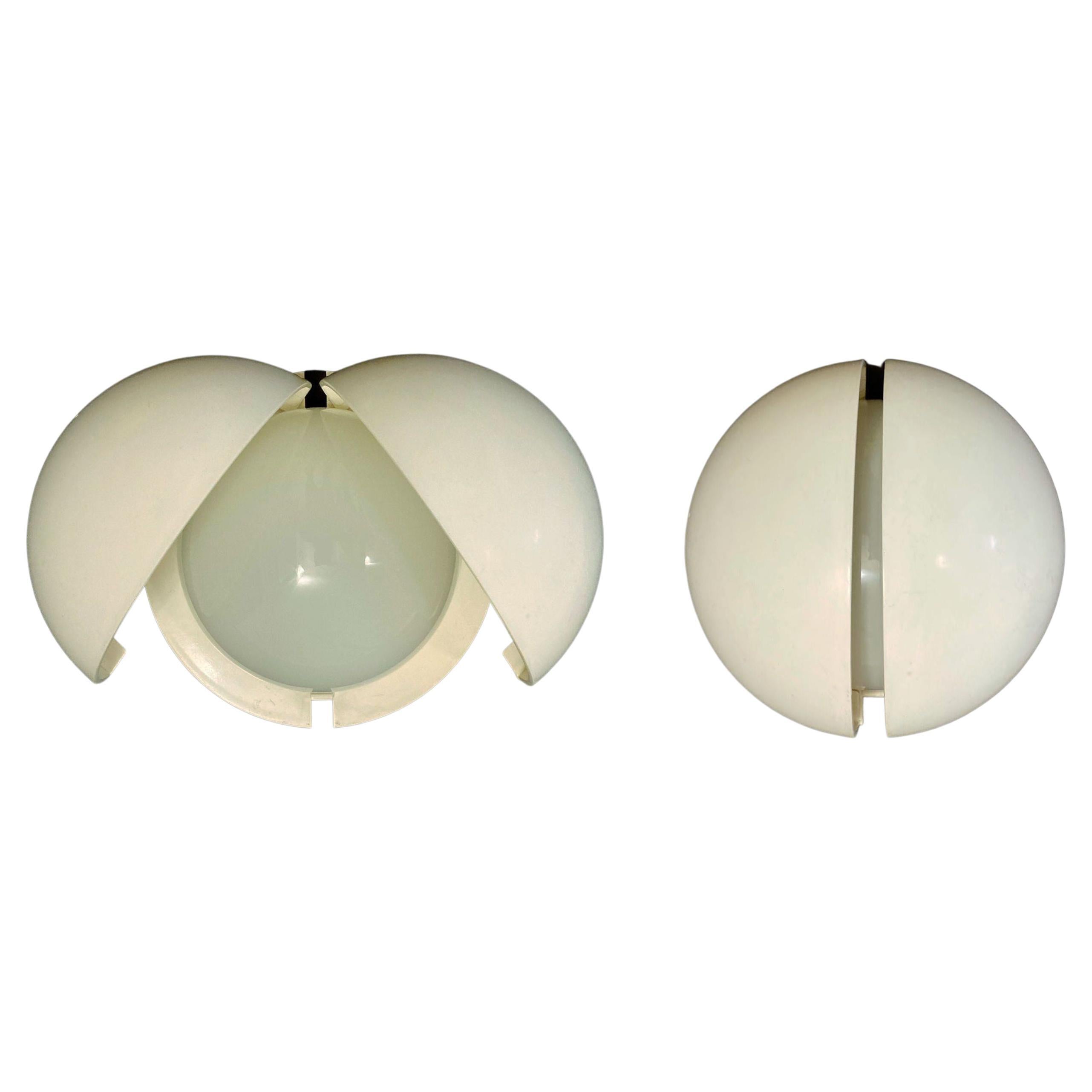 Coppia di applique Coccinelle di Fontana Arte, 2 coppie disponibili