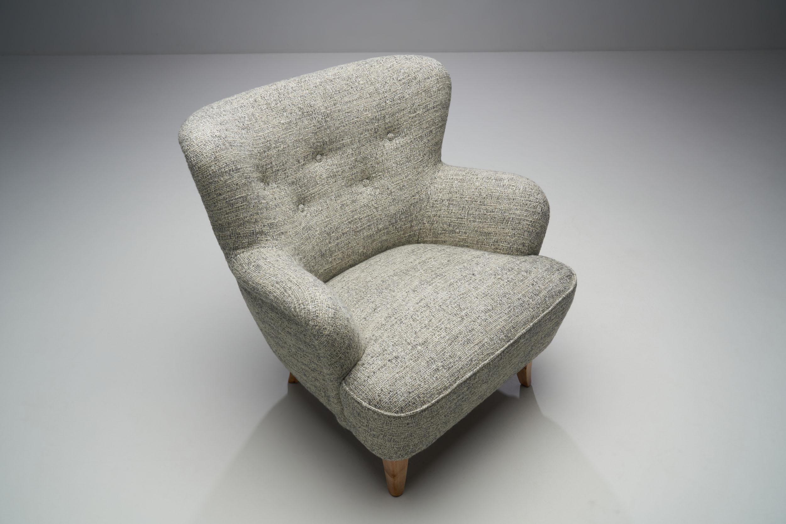 Paar Laila-Sessel von Ilmari Lappalainen für Asko, Finnland 1948 (Mitte des 20. Jahrhunderts) im Angebot