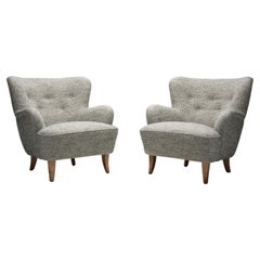 Pair of “Laila” Armchairs by Ilmari Lappalainen for Asko, Finland, 1948