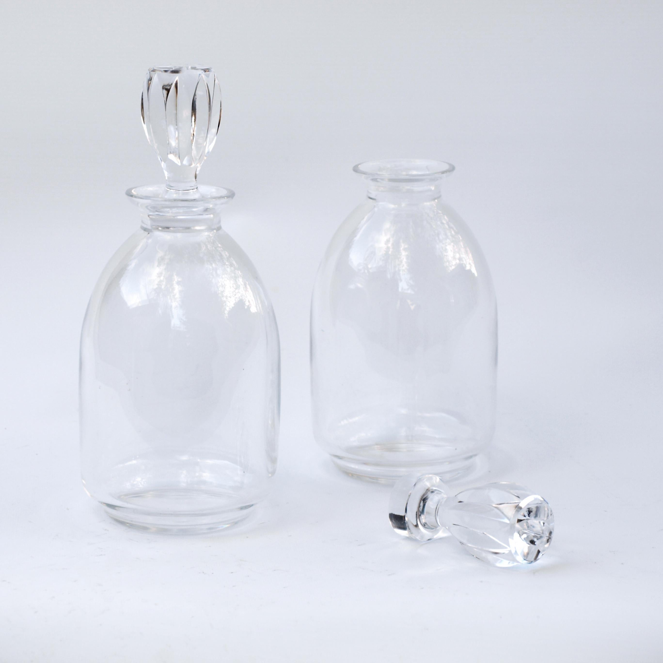 Pair of Lalique Crystal Decanters, 1970 In Good Condition In London, GB
