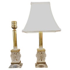 Pair of Lalique Crystal Table Lamps #4