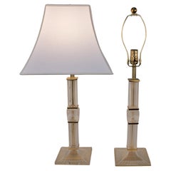 Pair of Lalique Josephine Table Lamps by Marc Lalique