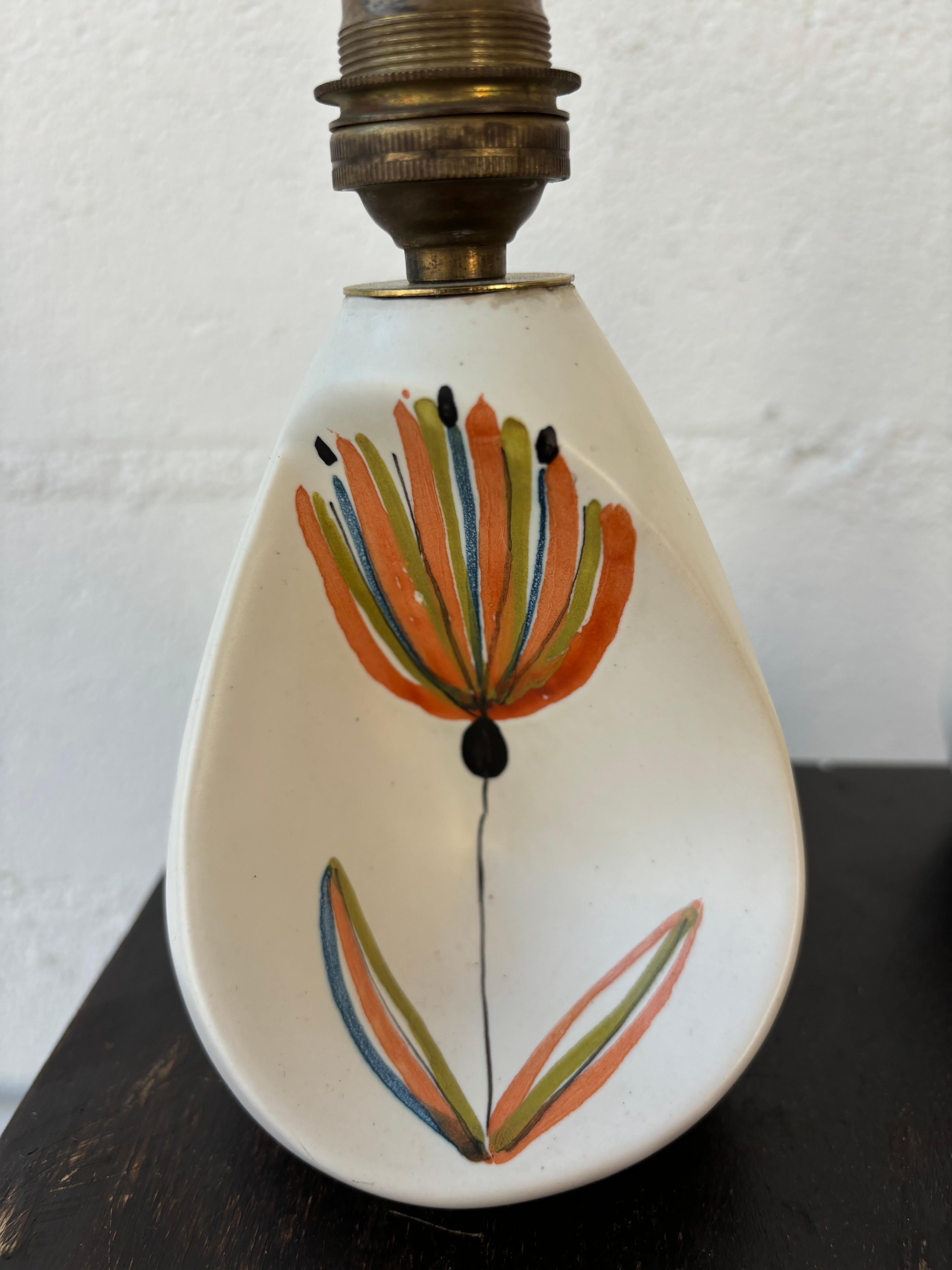Pair of lamp by Roger Capron en venta 4