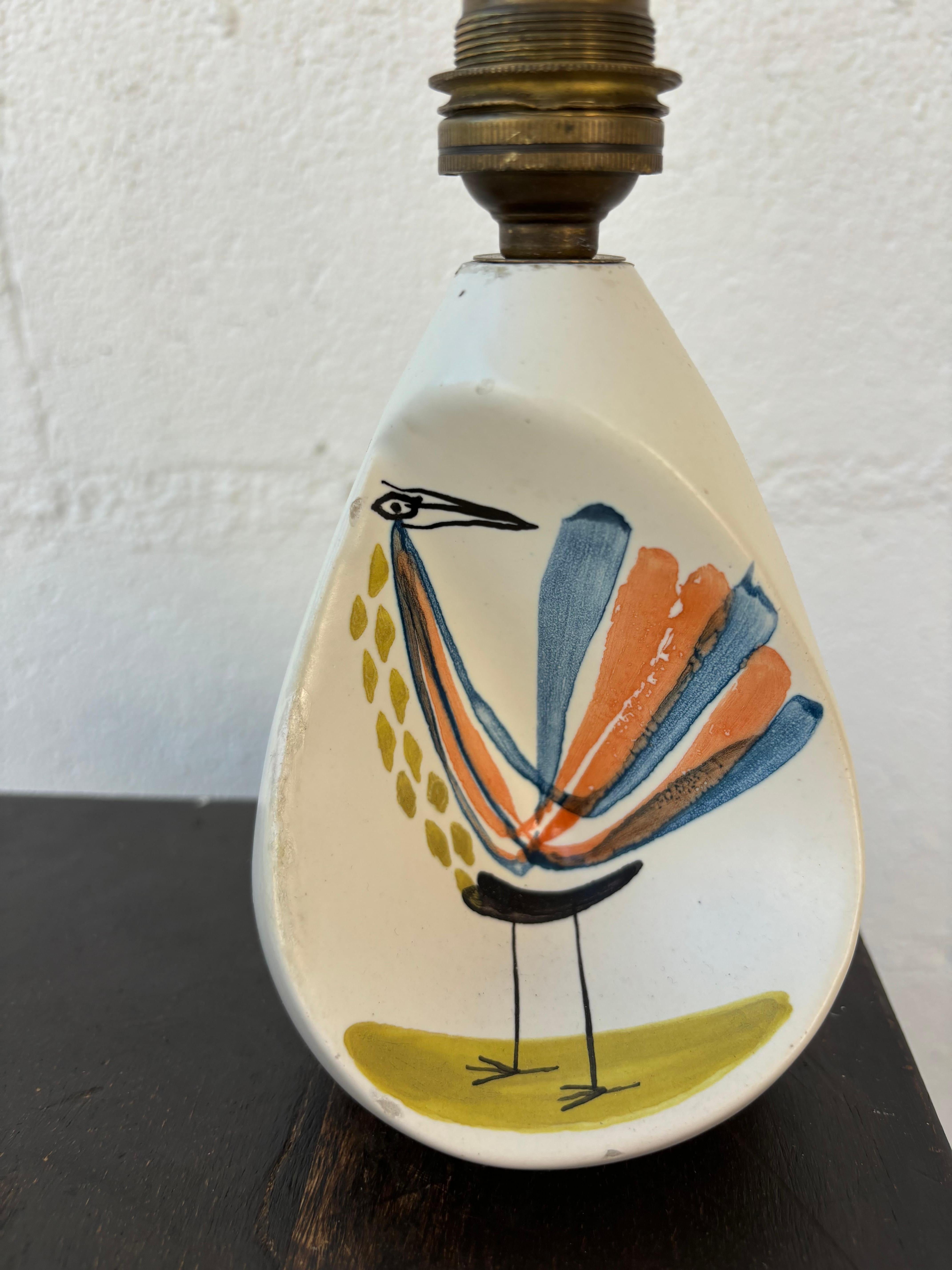 Pair of lamp by Roger Capron en venta 6