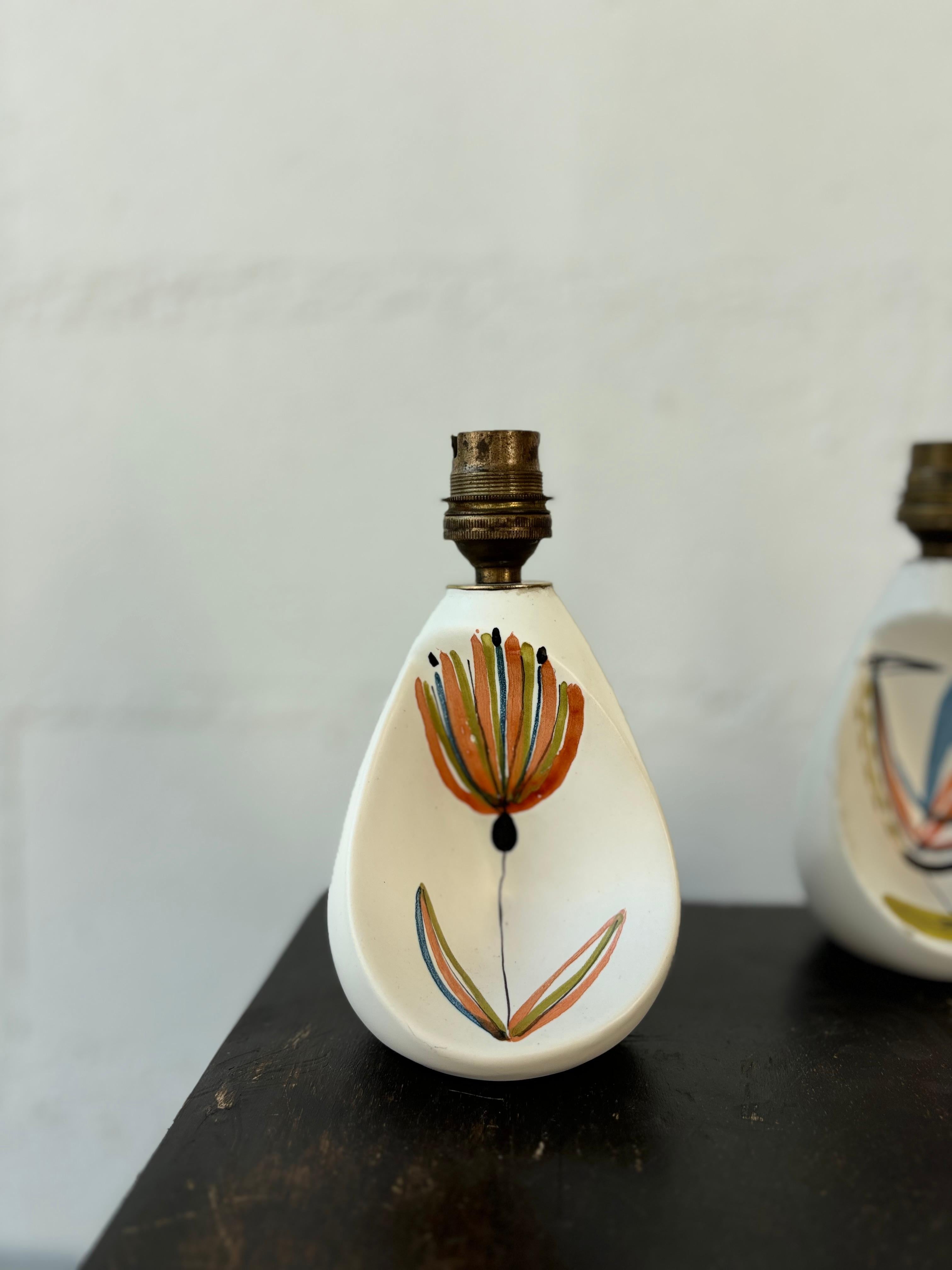 Pair of lamp by Roger Capron Moderno de mediados de siglo en venta