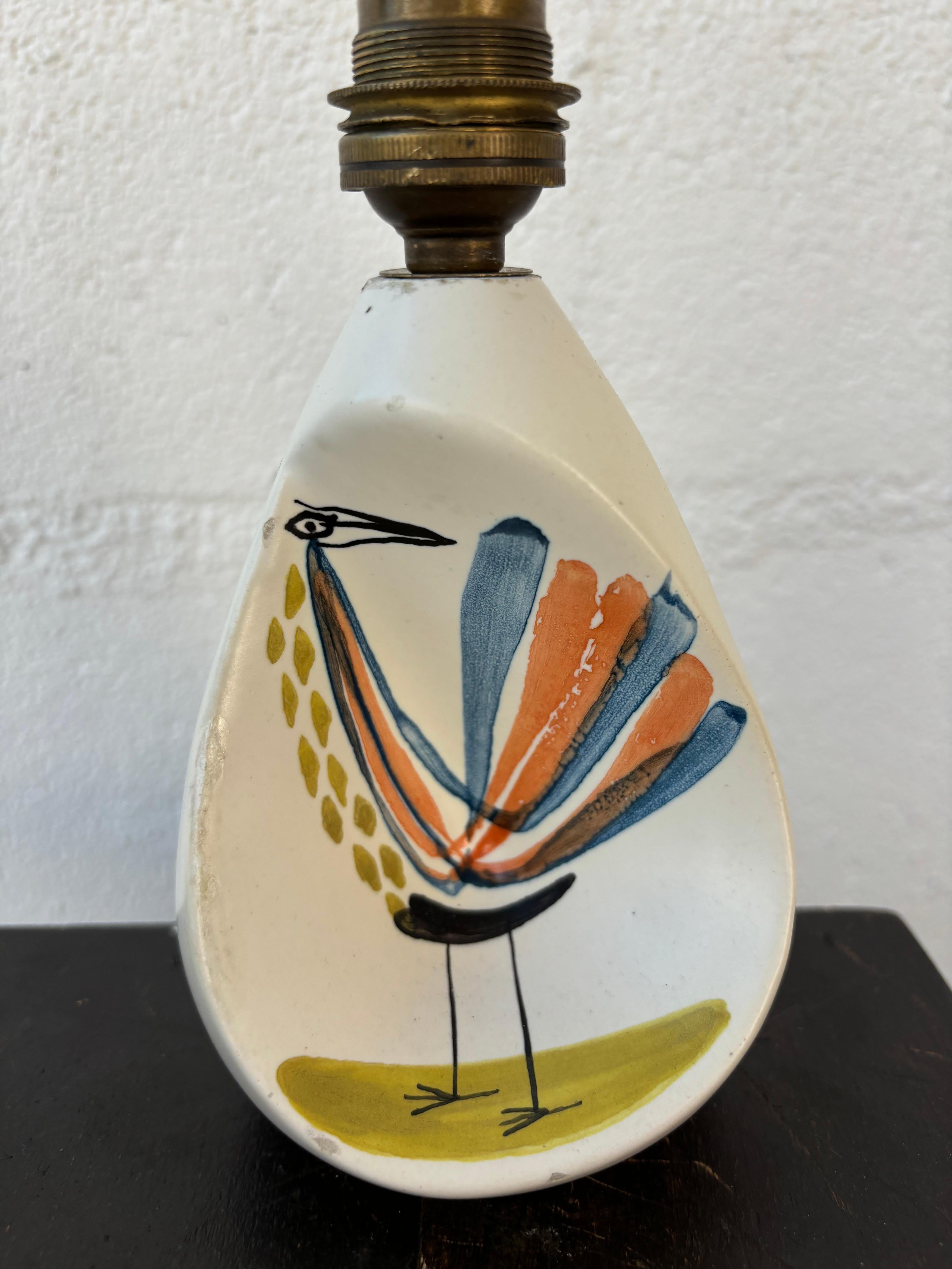 Pair of lamp by Roger Capron en venta 2
