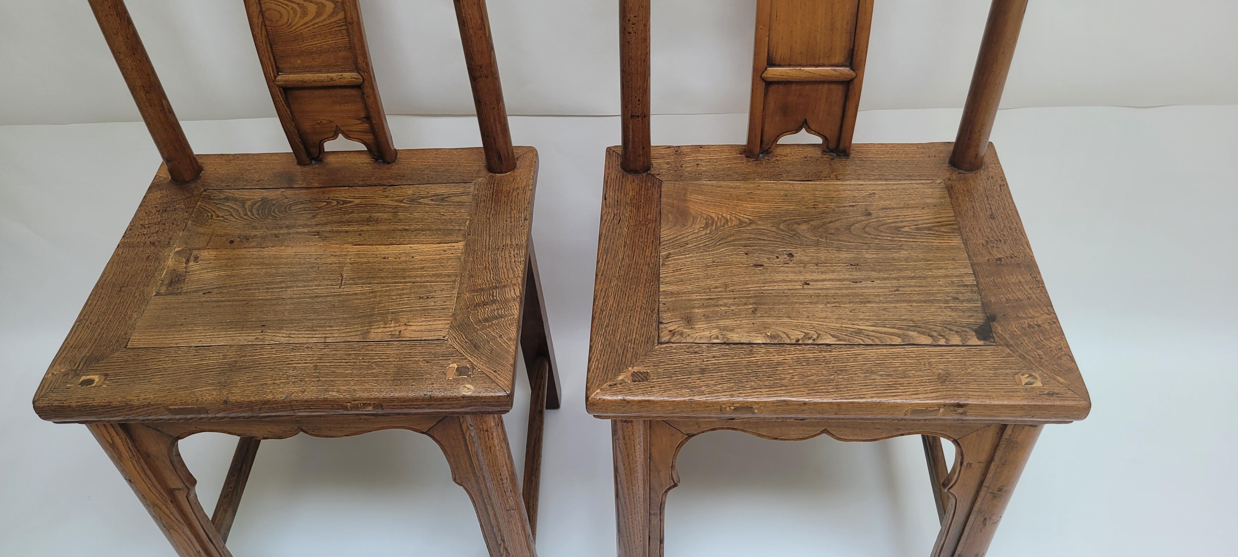 Lamphangar-Stühle – 19. Jahrhundert, Paar im Angebot 2