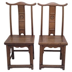 Pair of Lamphangar Chairs, 19th Century