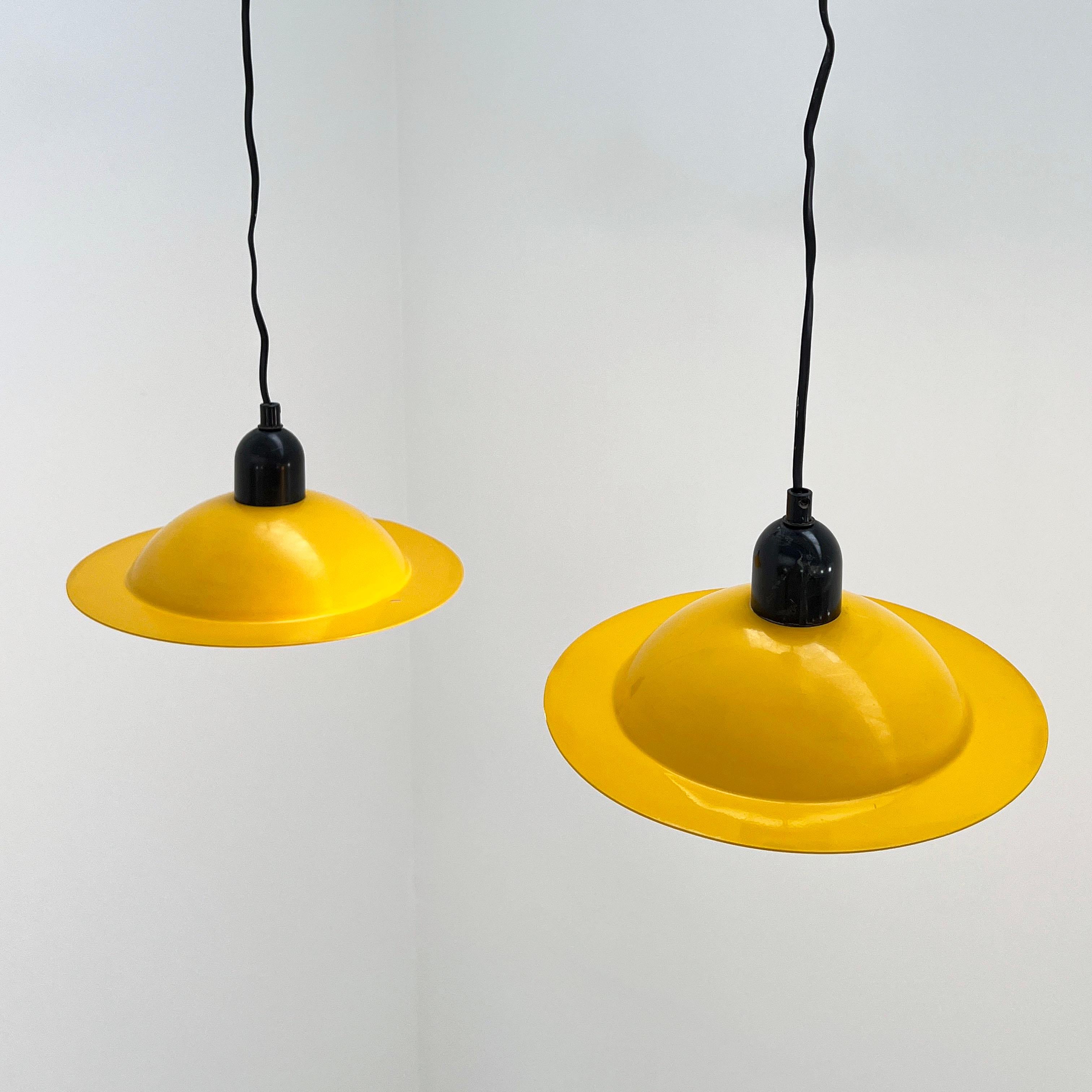 Mid-Century Modern Pair of Lampiatta Lights by De Pas, D’urbino & Lomazzi for Stilnovo, 1970s