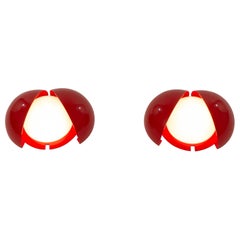 Pareja de apliques Lampira de G.P.A. Monti para Fontana Arte, años 70
