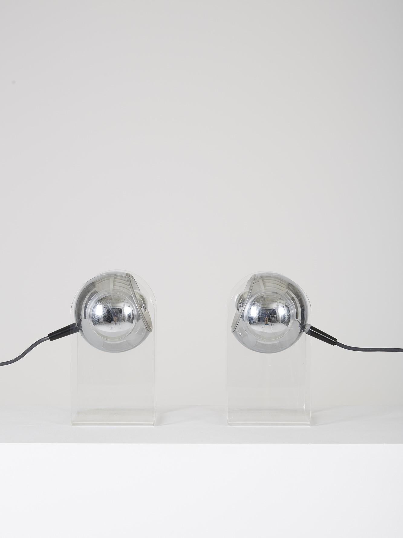 Other Pair of Lamps 540 Gino Safatti, 1970s 
