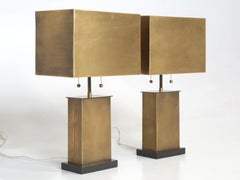 Paire de lampes en laiton non laqué de Circa Lighting