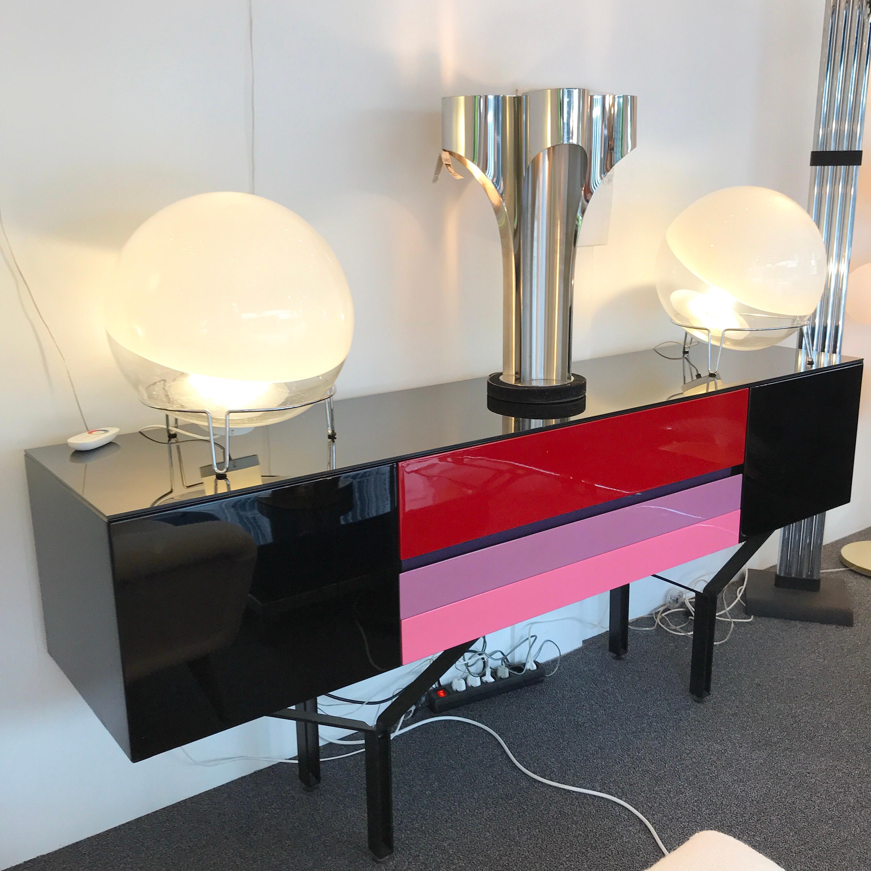 Pair of Lamps by Angelo Mangiarotti for Skipper, Italy, 1980s 6